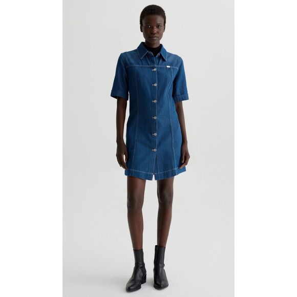 ADRIANO GOLDSCHMIED Glenn Dress, Nolita Wash, Sz S - Picture 1 of 12